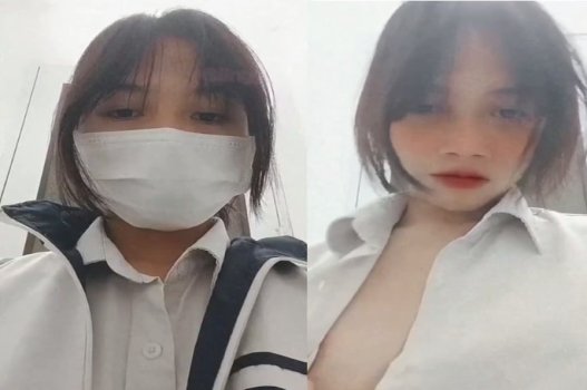 Nữ sinh thích làm tình trong nhà vệ sinh khi quay clip sex