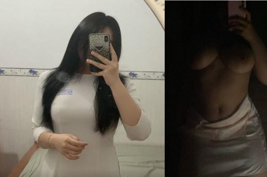 Clip nóng của em học sinh xinh đẹp thì nện mới đã
