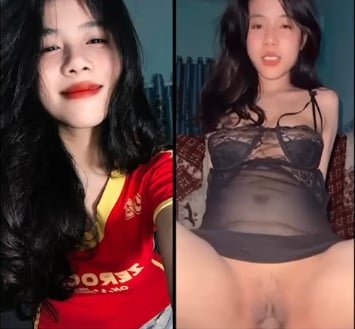 Chị đồng nghiệp xinh đẹp lắm nước ở bích