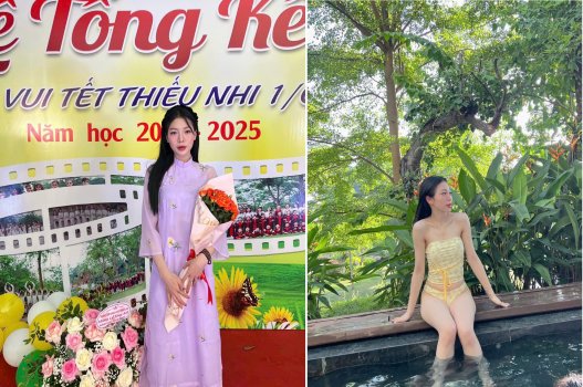 Cô giáo mầm non vụng trộm bị địt nhăn mặt