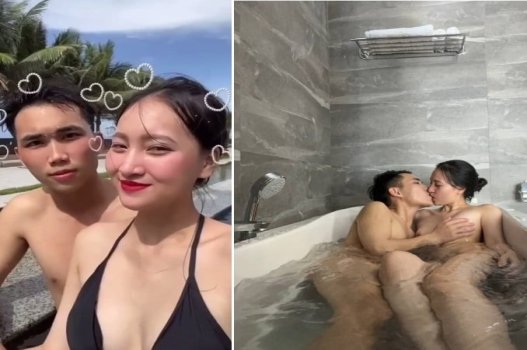 Sex Hạ My địt nhau với đứa bạn trai trong chuyến du lịch