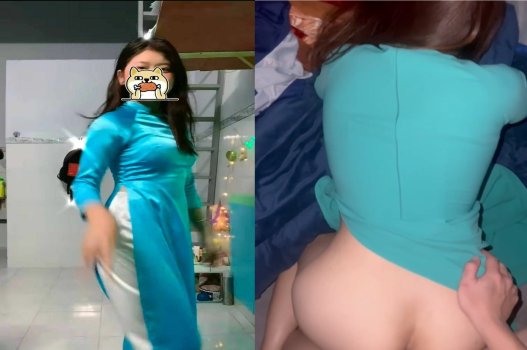 Bướm xinh của nữ sinh trong chiếc áo dài