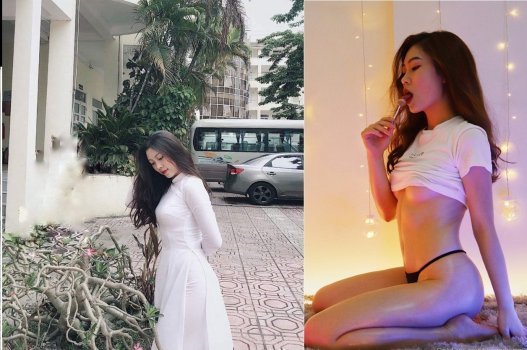 Thùy Nguyễn dâm đãng thích show vú ở nơi đông người