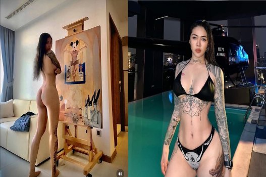 Tiêu đề mới: XXX Thủy Tạ lồn dâm họa sĩ đầy mình xăm