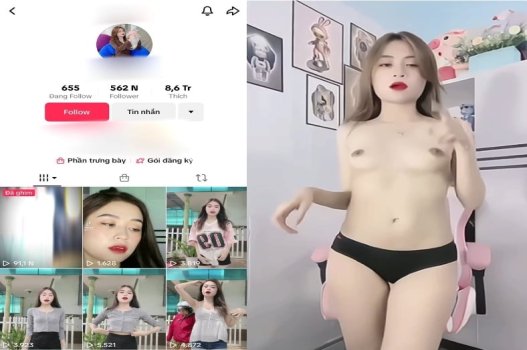 Tiktoker dáng nóng bỏng nhìn là muốn 